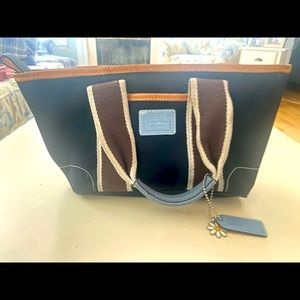 VINTAGE Coach Mini Hampton Nylon Tote!